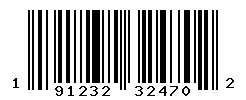 UPC barcode number 191232324702