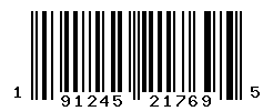 UPC barcode number 191245217695