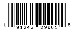 UPC barcode 191245299615