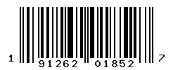 UPC barcode number 191262018527