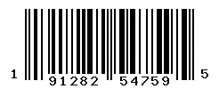 UPC barcode 191282547595