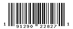 UPC barcode number 191290228271