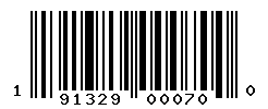 upc 191329000700 barcode image