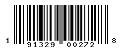 UPC barcode number 191329002728