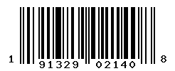 UPC barcode number 191329021408