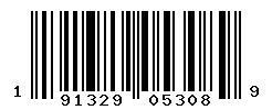 UPC barcode number 191329053089