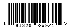 UPC 191329059715 barcode image