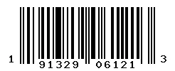 UPC barcode 191329061213