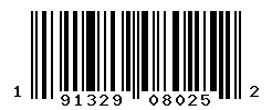 UPC barcode 191329080252