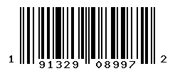 UPC barcode 191329089972