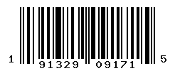 UPC barcode number 191329091715