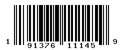 UPC barcode number 191376111459