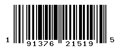 UPC barcode number 191376215195