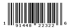 191448223226 barcode