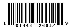 191448266179 barcode