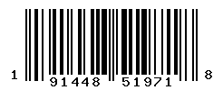 UPC barcode number 191448519718