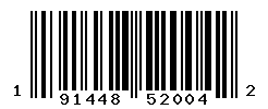 UPC barcode number 191448520042