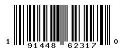UPC barcode number 191448623170