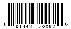 UPC barcode number 191448700826