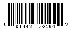 upc 191448701649 barcode image