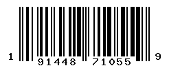UPC barcode number 191448710559