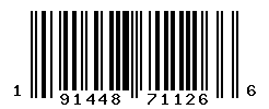 UPC barcode number 191448711266