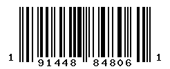 UPC barcode number 191448848061