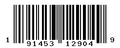 UPC 191453129049 barcode image