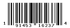 UPC 191453162374 barcode image