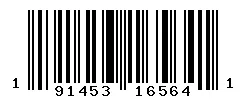 UPC 191453165641 barcode image
