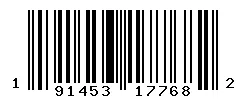 UPC 191453177682 barcode image