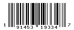 UPC barcode 191453193347