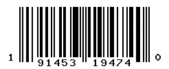 UPC barcode 191453194740