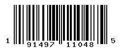 UPC barcode 191497110485