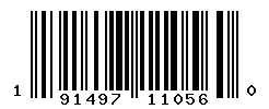 UPC barcode 191497110560