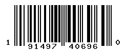 UPC barcode 191497406960