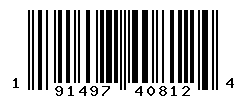 upc 191497408124 barcode image