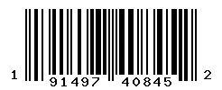 UPC barcode 191497408452