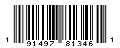 UPC barcode number 191497813461