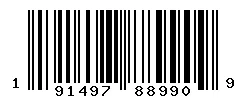 191497889909 barcode