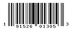 UPC barcode number 191526013053