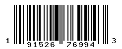 191526769943 barcode