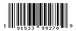 UPC barcode number 191533992709