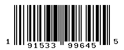 UPC barcode number 191533996455