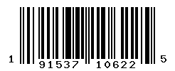 UPC barcode number 191537106225