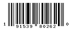 upc 191539802620 barcode image
