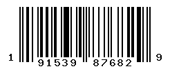 UPC barcode number 191539876829