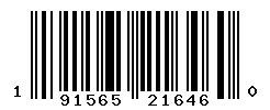 UPC 191565216460 barcode image