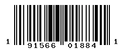 UPC 191566018841 barcode image