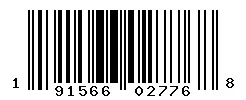 UPC barcode 191566027768
